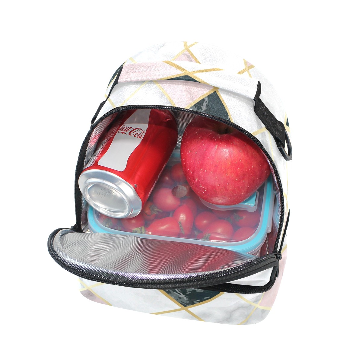 Shoulder Double Layer Lunch Bag