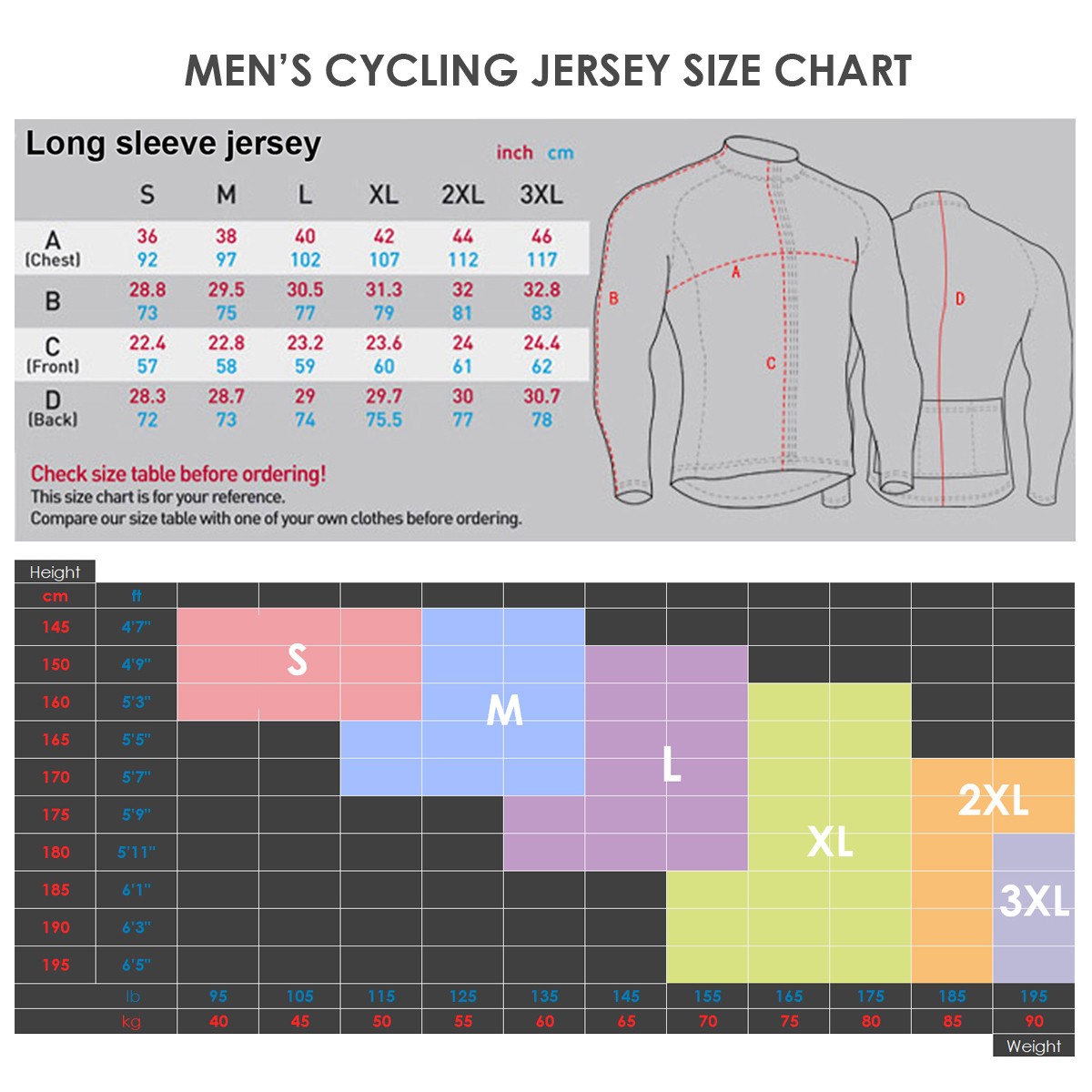 Men's Cycling Jersey Set