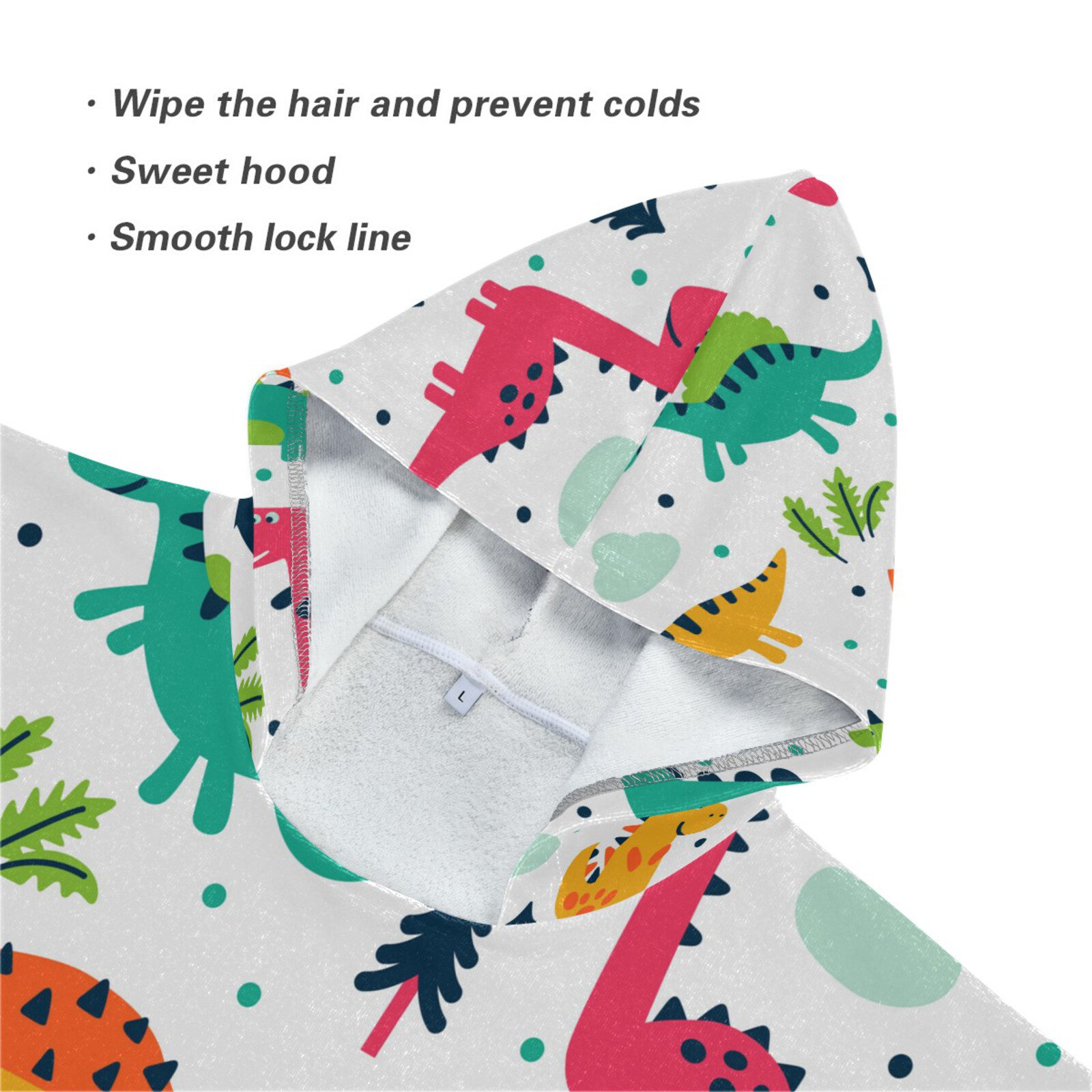 Quick Dry Beach Hooded Towel for Kids